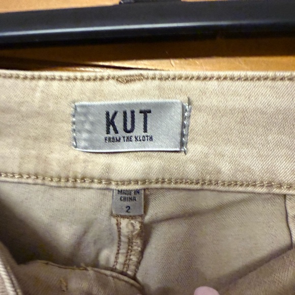 Kut from the Kloth High Rise Jeans in the color stone - Picture 3 of 5